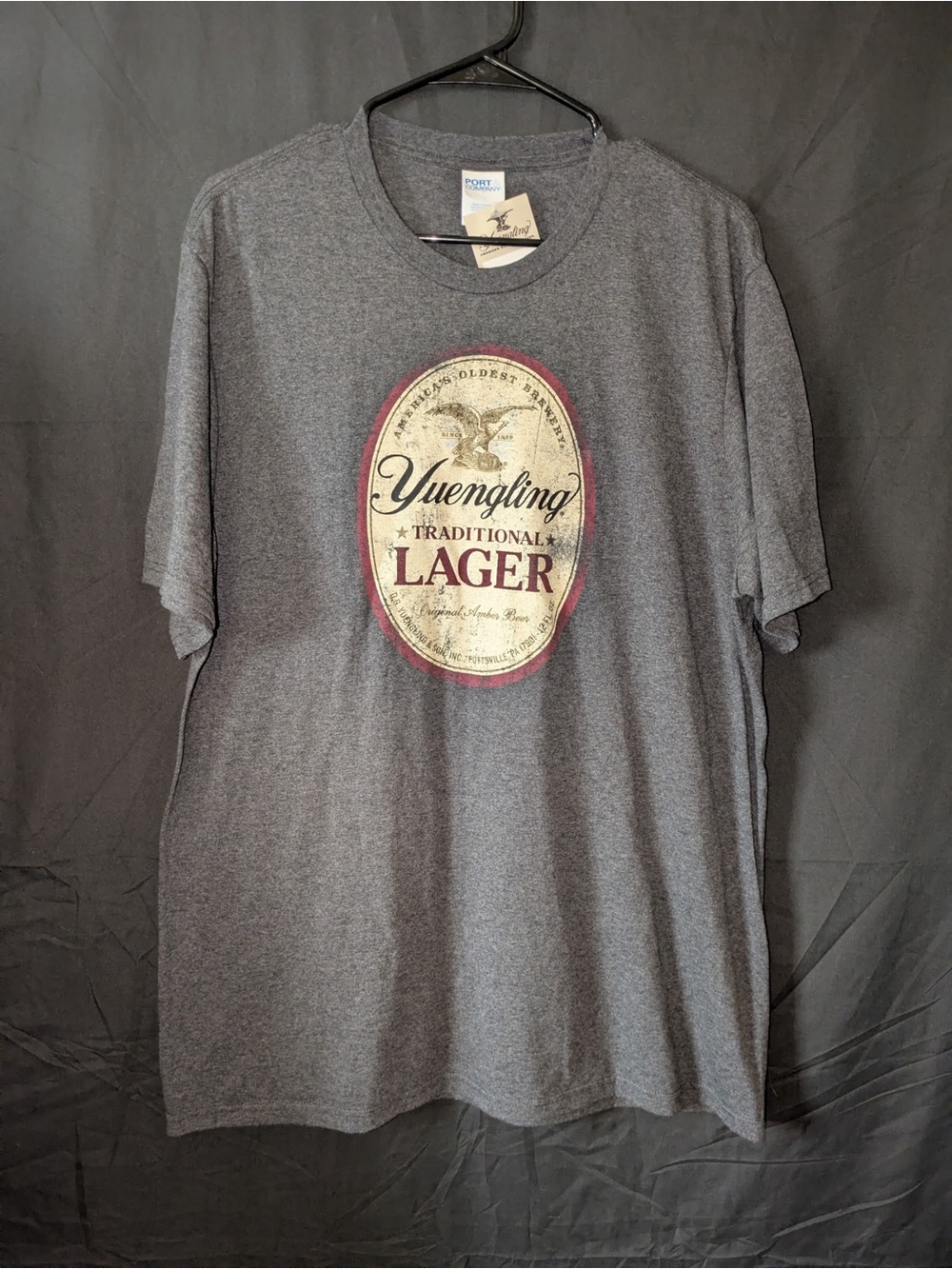 Yuengling Distressed Lager Label T-Shirt